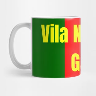 Vila Nova de Gaia City in Portuguese Flag Colors Mug